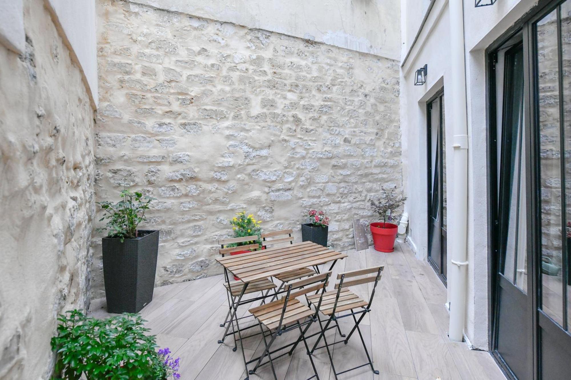 Parking Gratuit - Montmartre Charme & Patio Prive - Sacre-Coeur Metro Anvers פריז מראה חיצוני תמונה